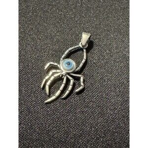 925 On Bail  Eye Spider Pendant